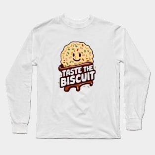 Taste the Biscuit Meme Long Sleeve T-Shirt